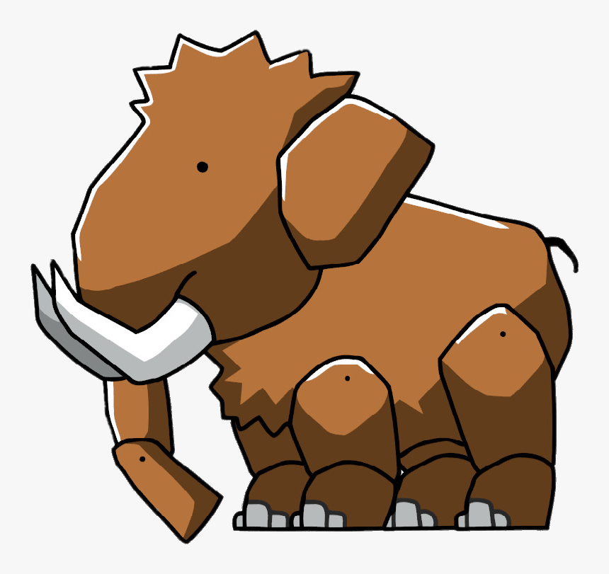 Scribblenauts Mammoth - Woolly Mammoth Clipart, HD Png Download, Free Download