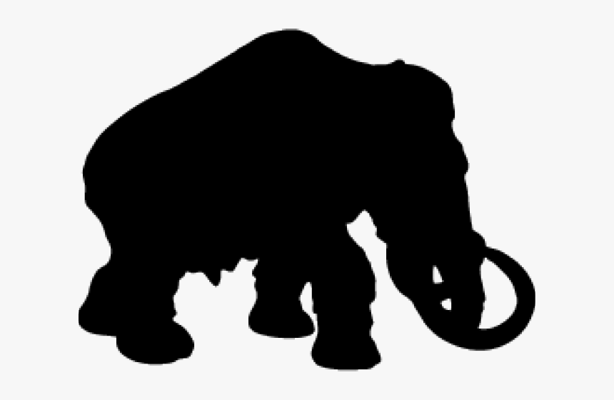 Wooly Mammoth Silhouette Png - Woolly Mammoth Silhouette Png, Transparent Png, Free Download