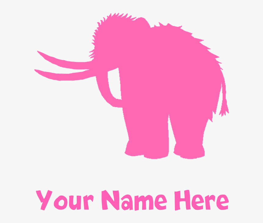 Woolly Mammoth Silhouette Body Suit Clipart , Png Download, Transparent Png, Free Download