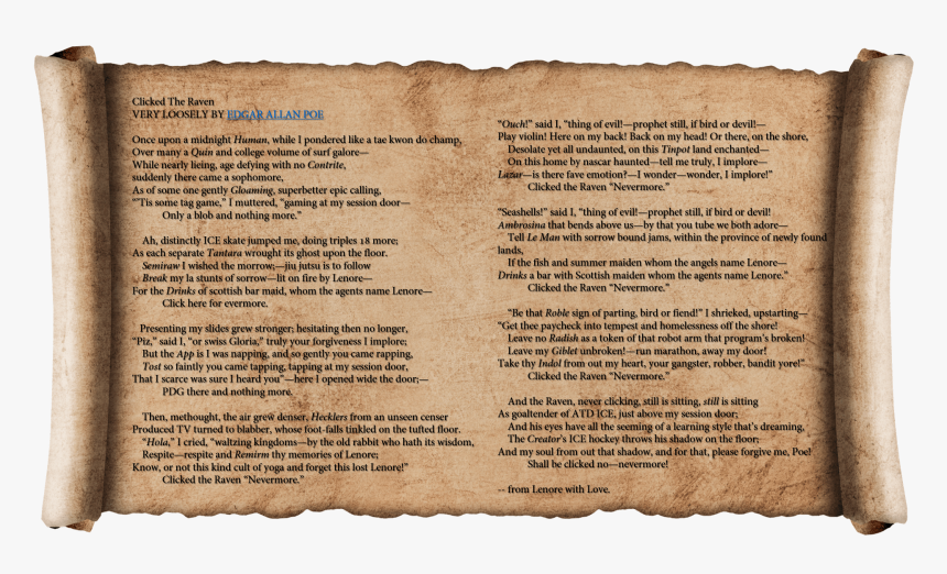 Scroll - Vellum, HD Png Download, Free Download