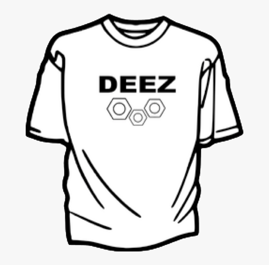 Image Of Deez Nuts T-shirt - T Shirt Clip Art, HD Png Download, Free Download