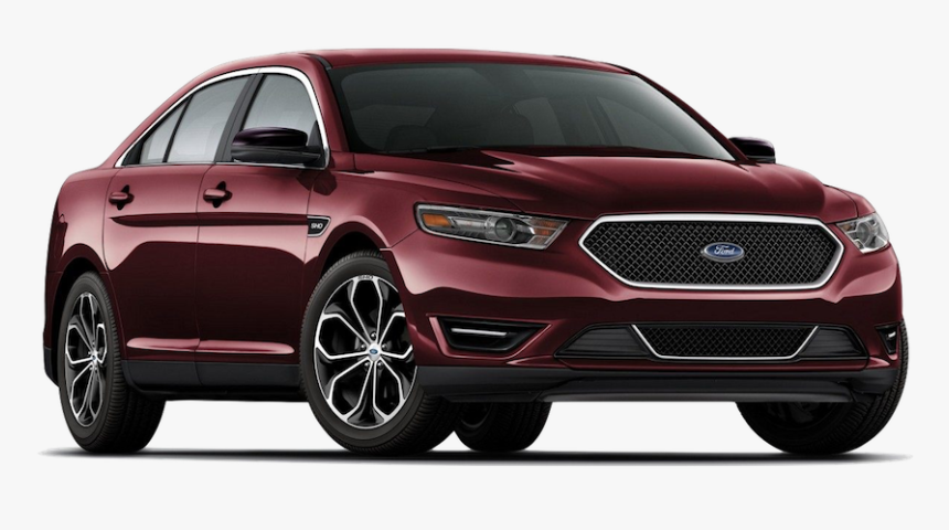 Red 2019 Ford Taurus On White - 2019 Ford Taurus Sho, HD Png Download, Free Download