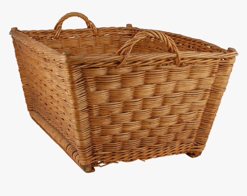 German Laundry Basket - Wicker, HD Png Download, Free Download