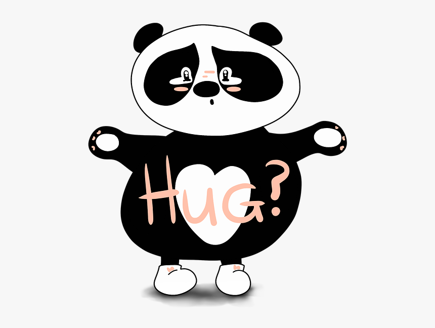 Panda, Hug, Sorry, Cute, Cute Bear, Sad, Love Adorable - Cute Panda Sorry, HD Png Download, Free Download