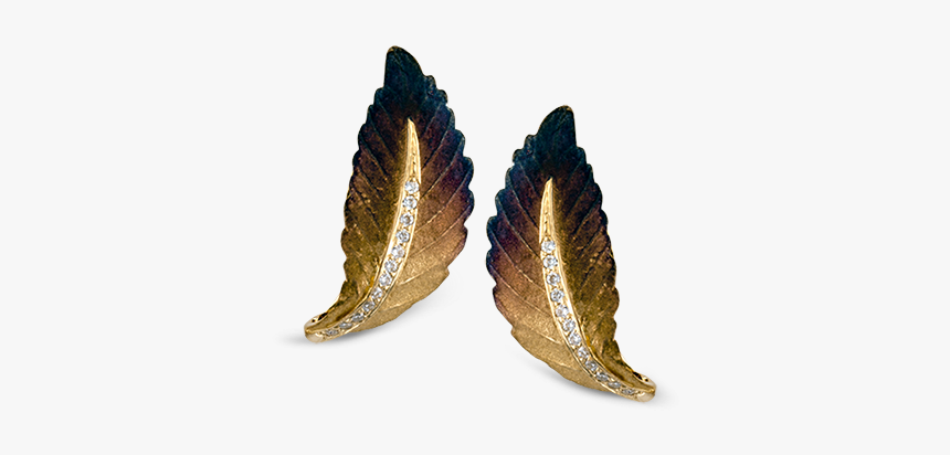 18k Two-tone Gold Earrings The Diamond Shop, Inc - Earrings, HD Png Download, Free Download
