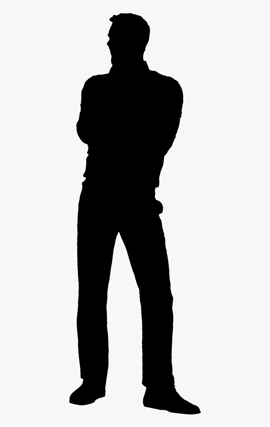 Silhouette Men Businessman Free Photo - Tall Man Silhouette, HD Png Download, Free Download