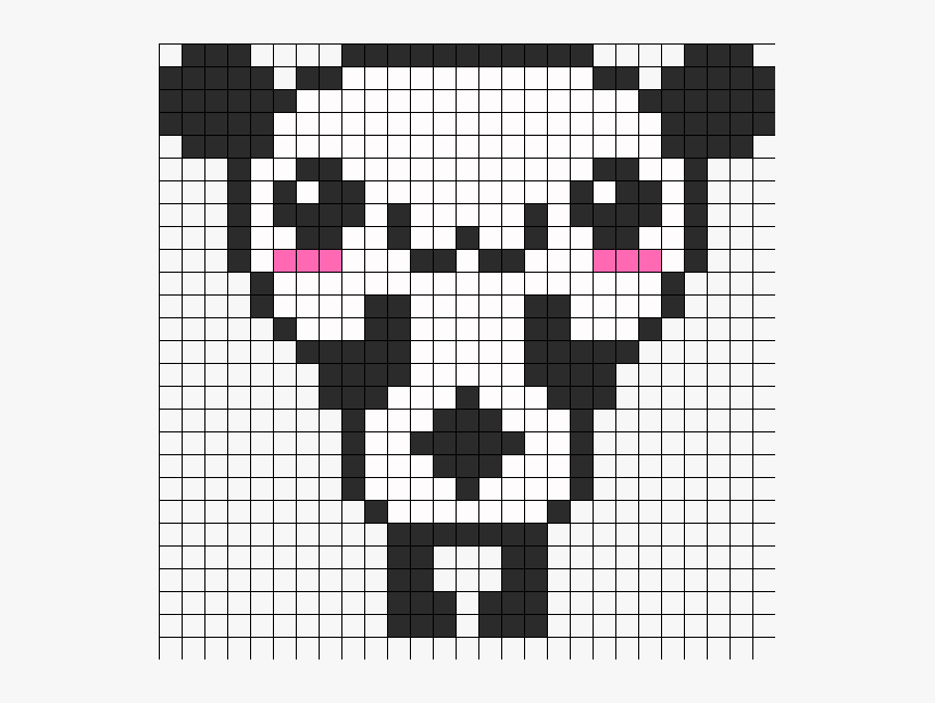 Happy Cute Panda Perler Bead Pattern / Bead Sprite - Level Up Mushroom Pixel, HD Png Download, Free Download