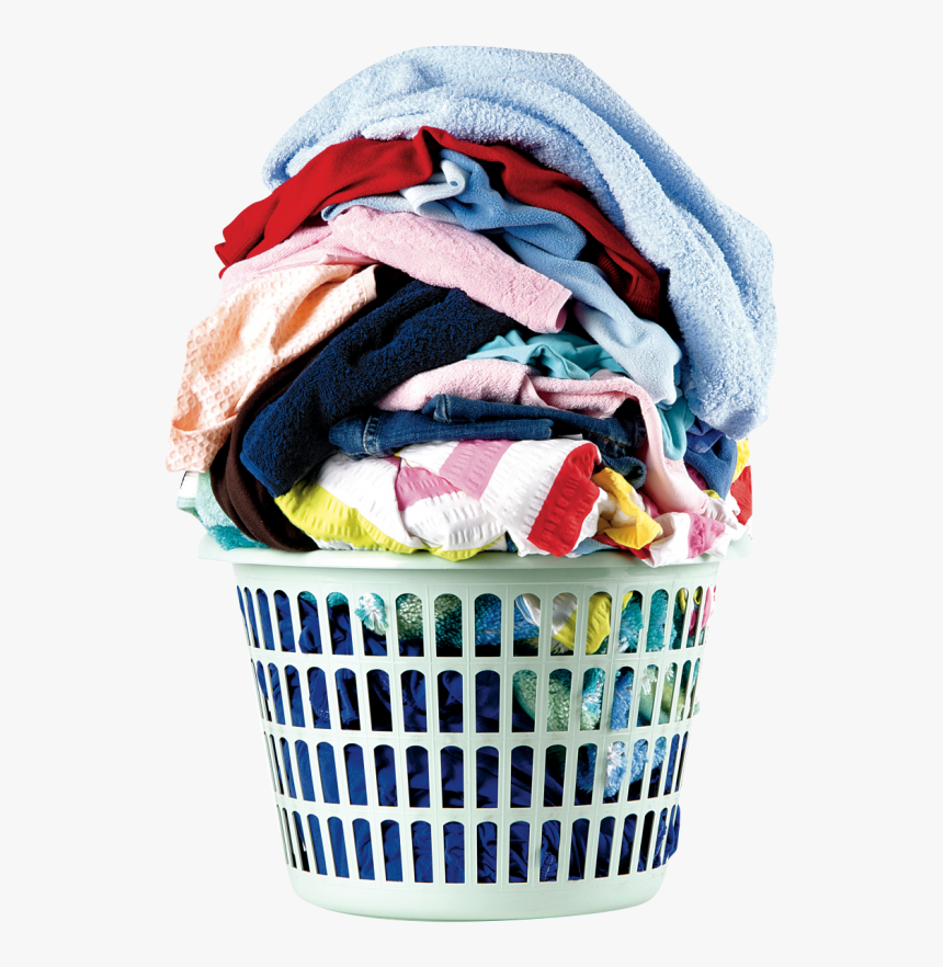 Transparent Laundry Basket Png - Colored Laundry, Png Download, Free Download