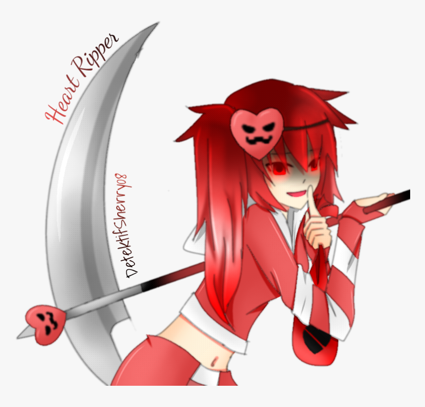 Heart Ripper - Scythe Ripper Gacha World, HD Png Download, Free Download