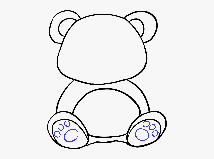 Cartoon Panda - Draw A Baby Panda, HD Png Download, Free Download