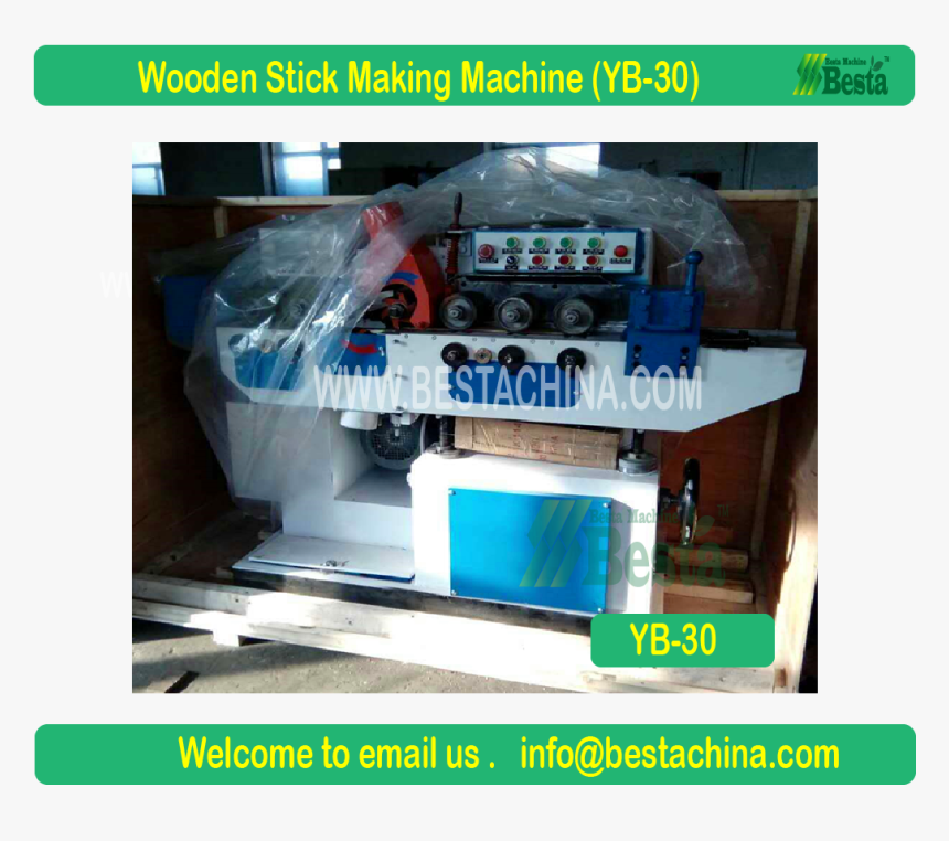 Factory Direct Supply Wooden Stick Making Machine - Machine Tool, HD Png Download, Free Download