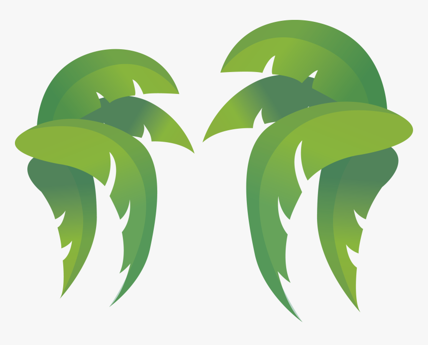 Clipart Leaves Real Leaf - Coconut Leaves Clipart, HD Png Download, Free Download
