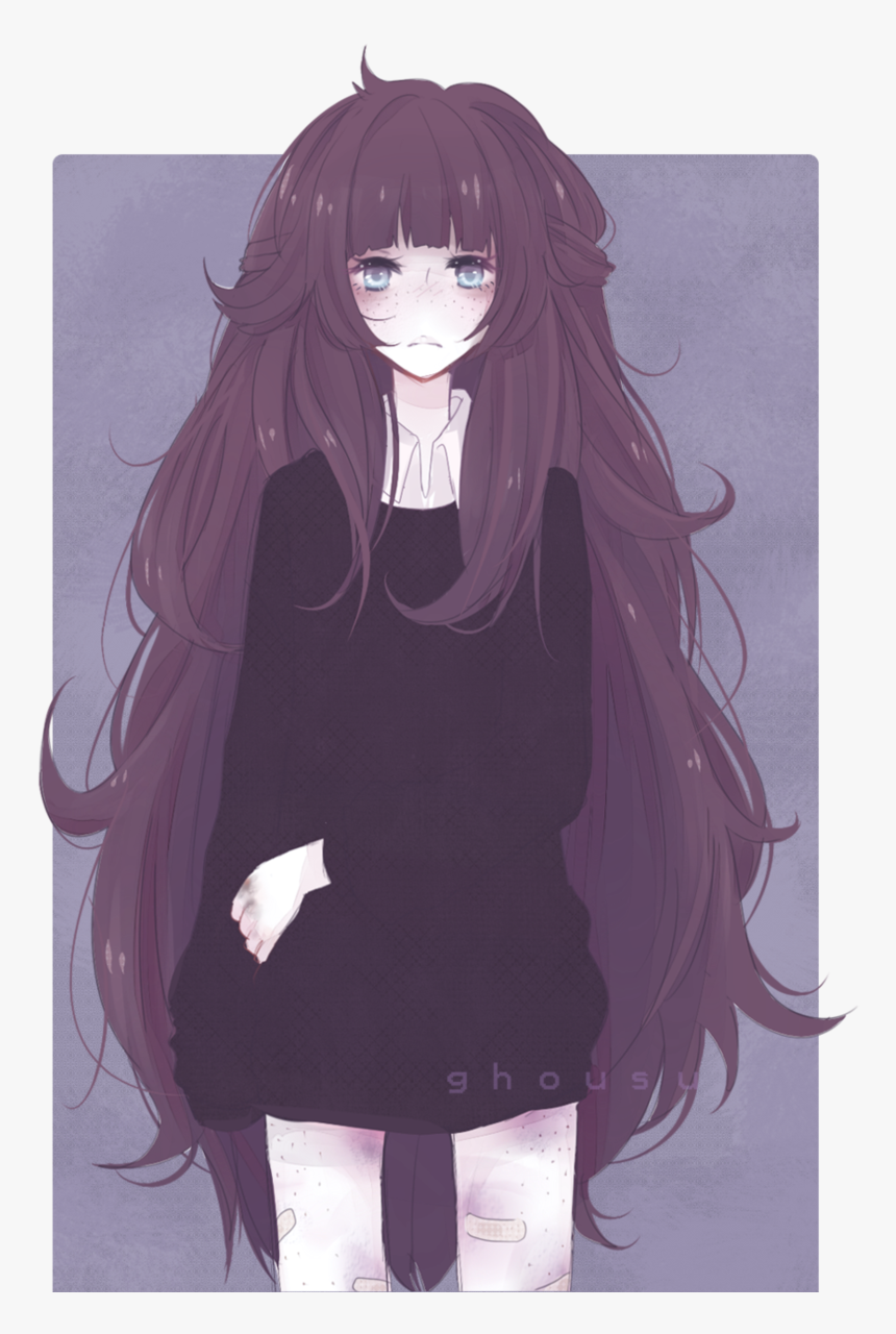 52 Images About Anime Boy Or Girl Sad On We Heart Sad Heart Anime Girl Hd Png Download Kindpng