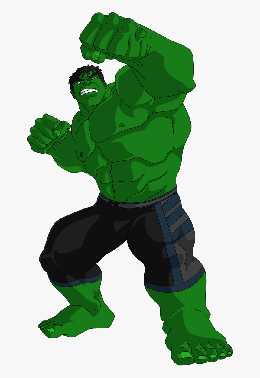 Avengers Clipart Incredible Hulk - Cartoon Pictures Of Hulk, HD Png Download, Free Download