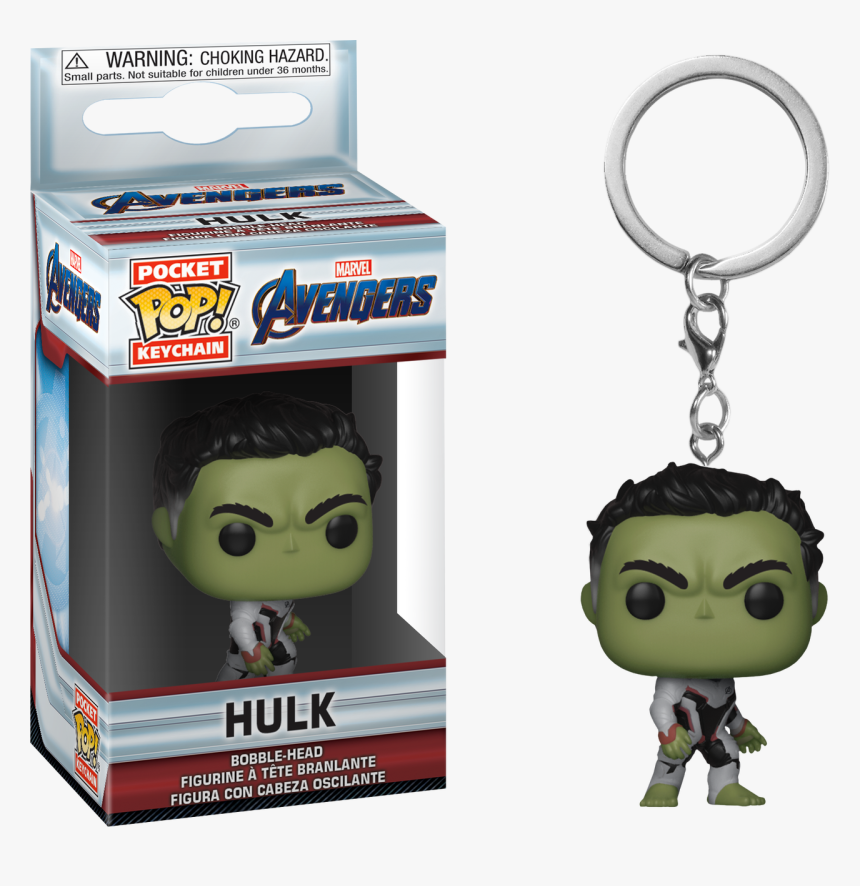 Hulk Pocket Pop Vinyl Keychain - Avengers Endgame Funko Pop Keychain, HD Png Download, Free Download