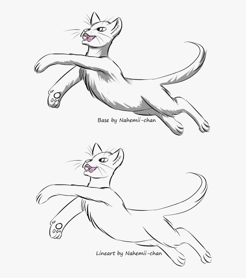 Cat At Getdrawings Com Free For Personal - Jumping Cat Base Transparent, HD Png Download, Free Download