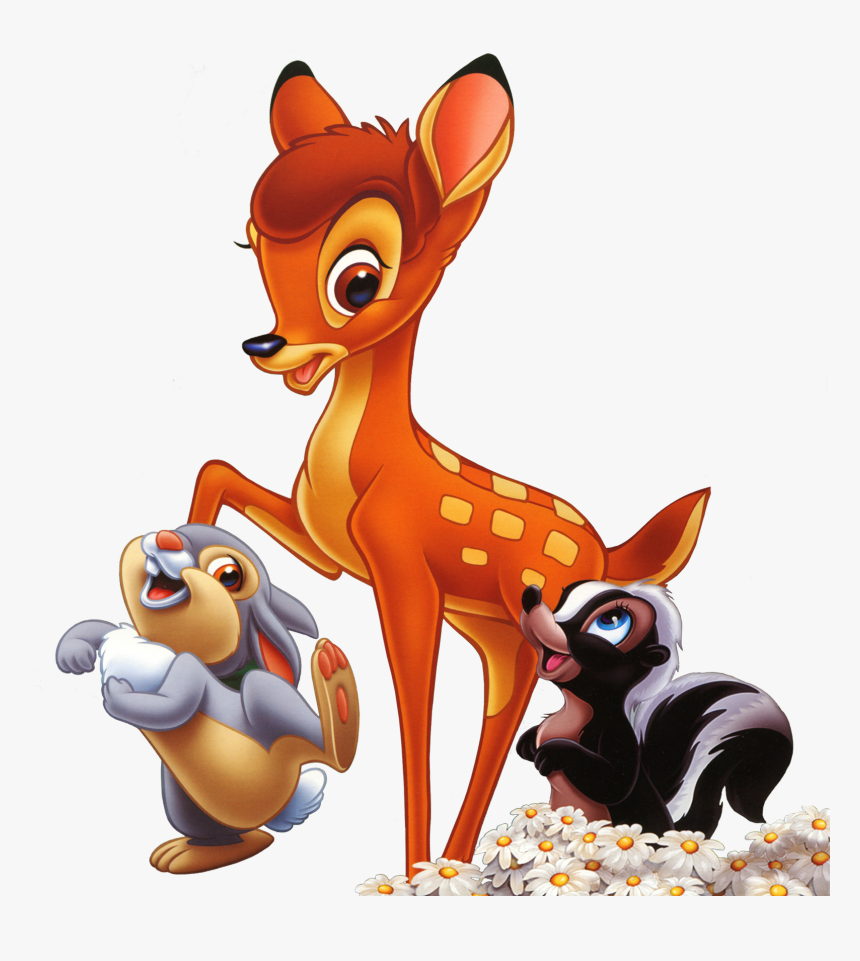 Chipmunk Clipart Bambi Character - Bambi Png, Transparent Png, Free Download