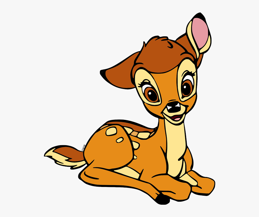 Butterfly Bambi - Cute Bambi Coloring Pages, HD Png Download, Free Download