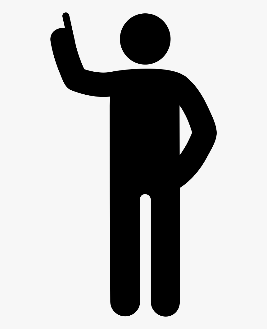 School Teacher - Man Holding Flag Icon, HD Png Download, Free Download