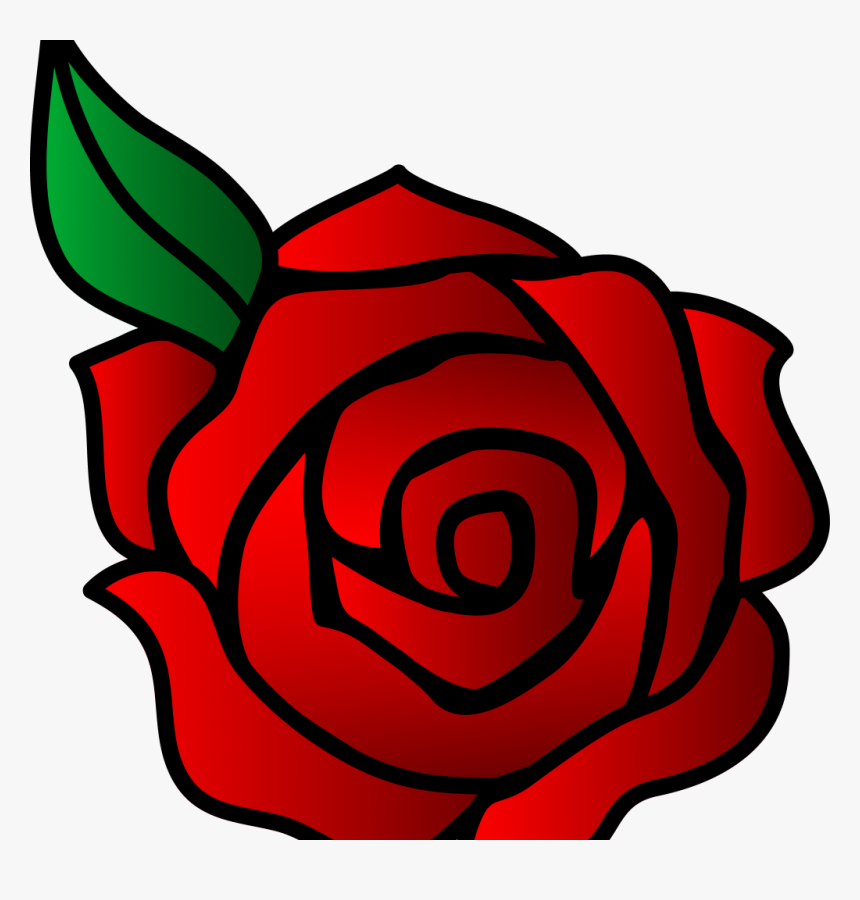 Cartoon Rose Cute Rose Drawing Easy Hd Png Download Kindpng