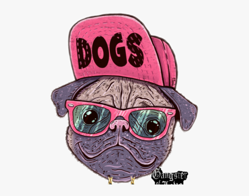 #gangster Pup - Dogs Stickers Design, HD Png Download, Free Download