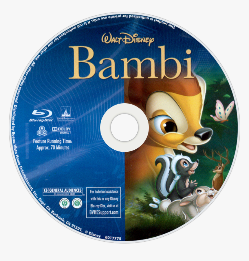 Bambi Blu Ray Disc, HD Png Download, Free Download