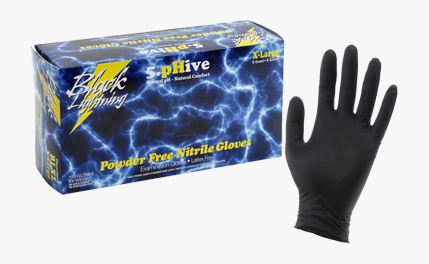 Transparent Black Lightning Png - Black Lightning Gloves, Png Download, Free Download