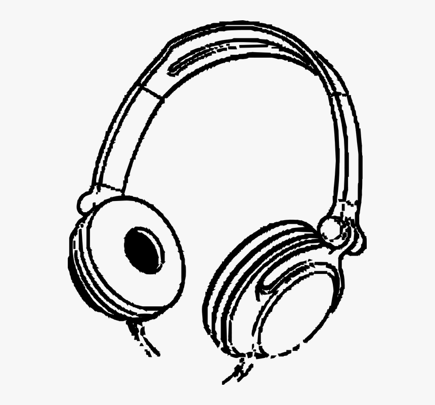 Transparent Listen To Music Clipart - Clipart Of Headphones, HD Png Download, Free Download