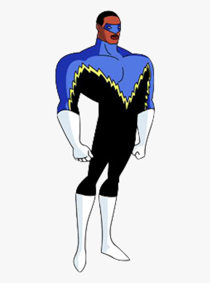 Black Lightning - Bruce Timm Black Lightning, HD Png Download, Free Download