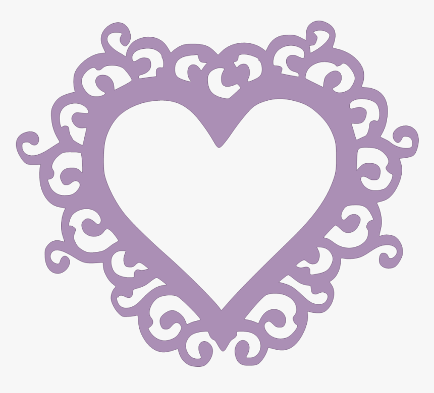 Paper This And That - Lace Heart Frame Free, HD Png Download, Free Download