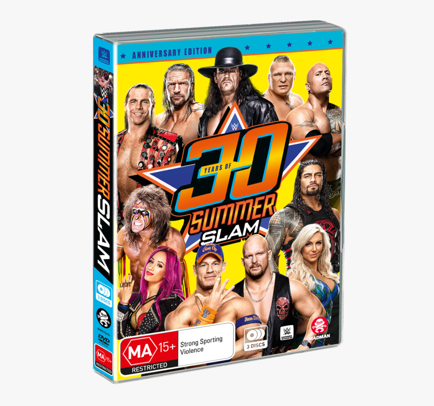 30 Years Of Summerslam - Wwe Dvd, HD Png Download, Free Download