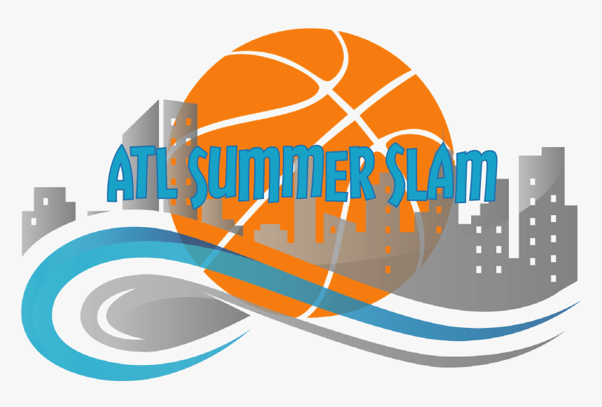 Atl Summer Slam - Basketball Ball Silhouette Png, Transparent Png, Free Download