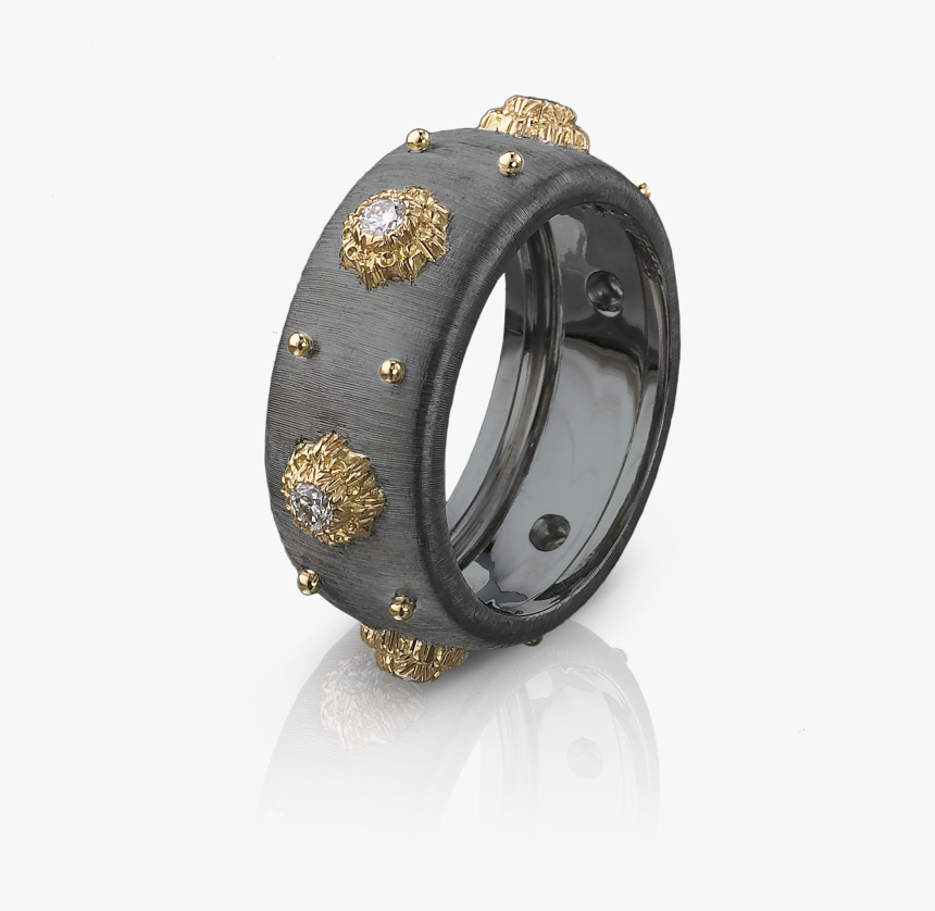 Macri Eternelle Ring - Buccellati Black Ring, HD Png Download, Free Download