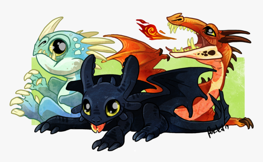 Transparent Cute Dragon Png - Cute How To Train Your Dragon Drawings, Png Download, Free Download