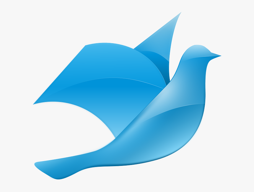Odf Logo Dove Fav 555px - Silueta De Paloma Azul, HD Png Download, Free Download