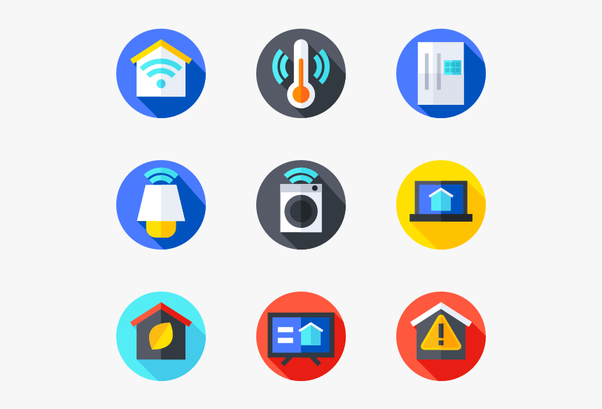 Smart Home Png - Flat Icons, Transparent Png, Free Download