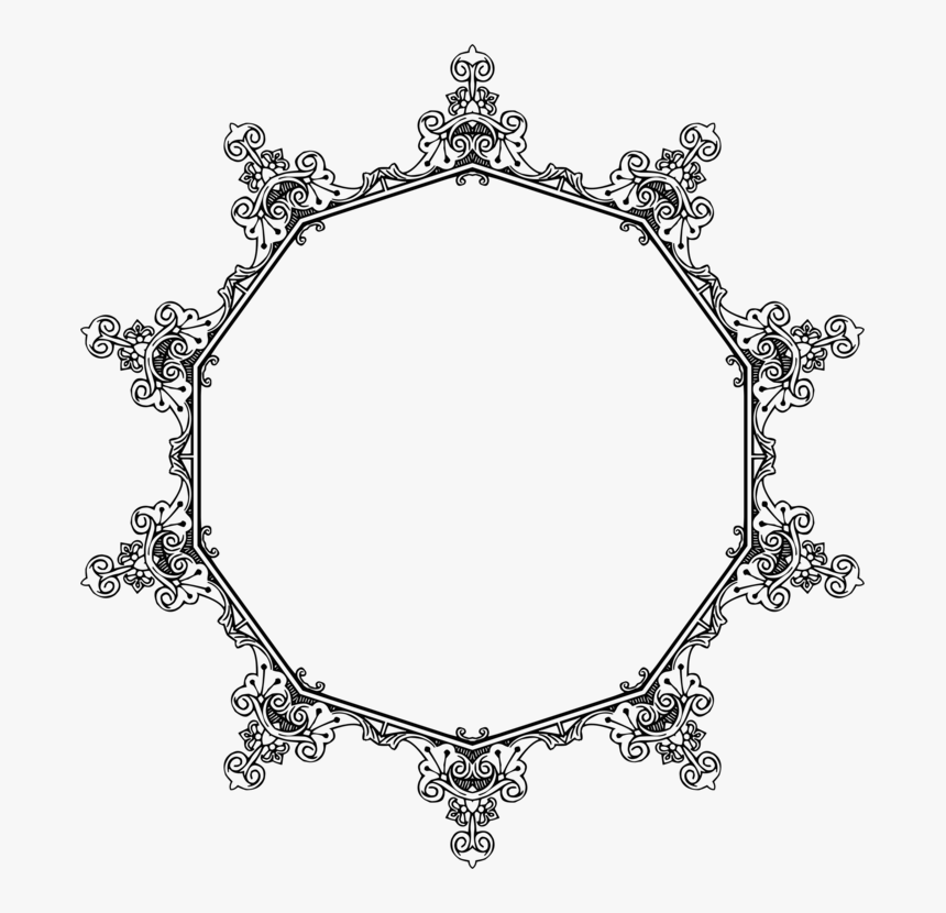 Picture Frame,diamond,jewellery - Circle, HD Png Download, Free Download