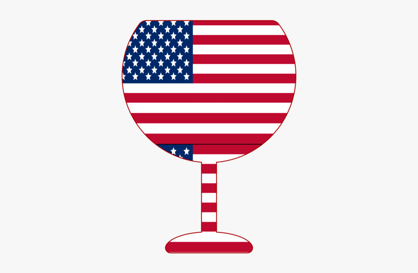 Area,drinkware,logo - Usa Map Colored With Flag, HD Png Download, Free Download