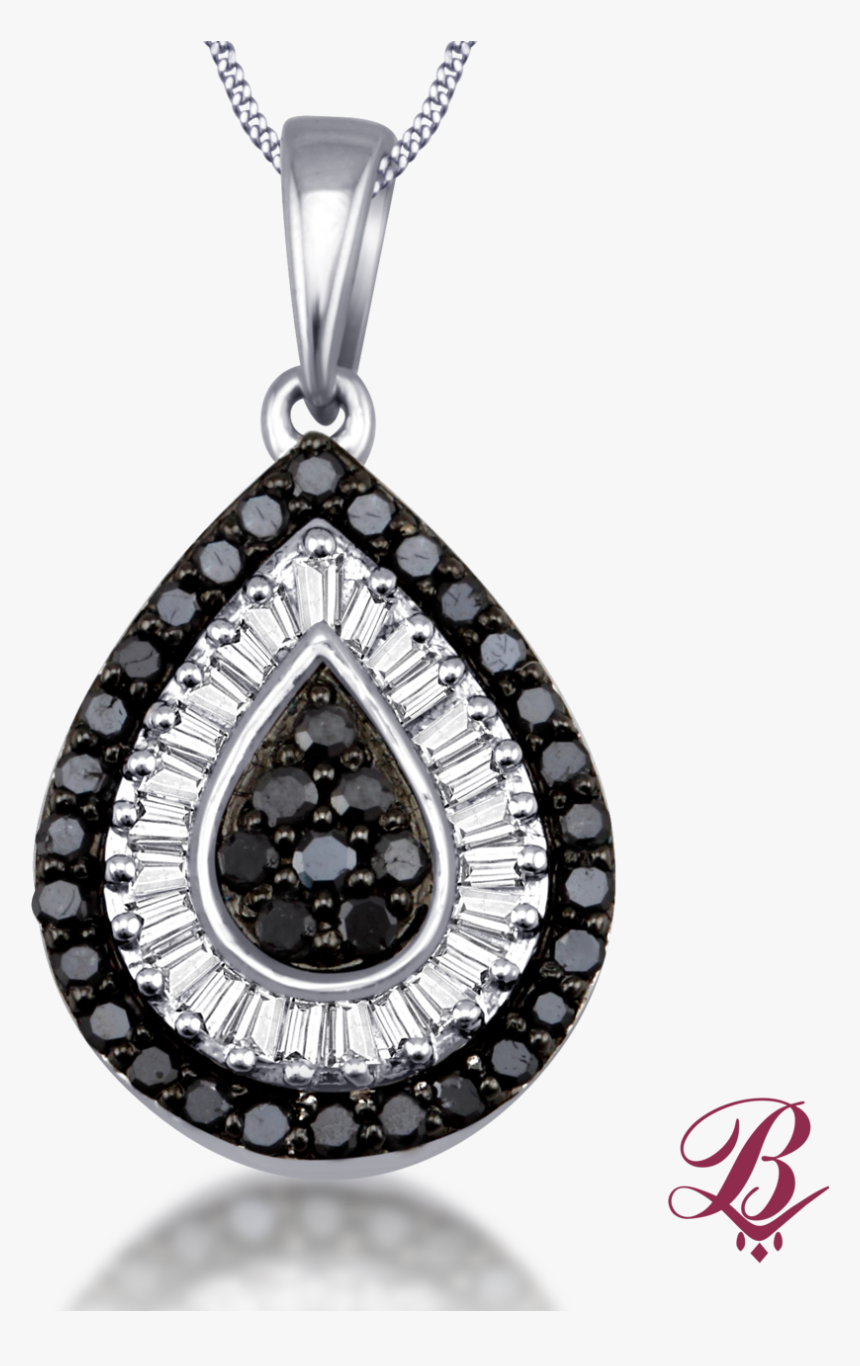 Black And White Diamond Pendants, HD Png Download, Free Download
