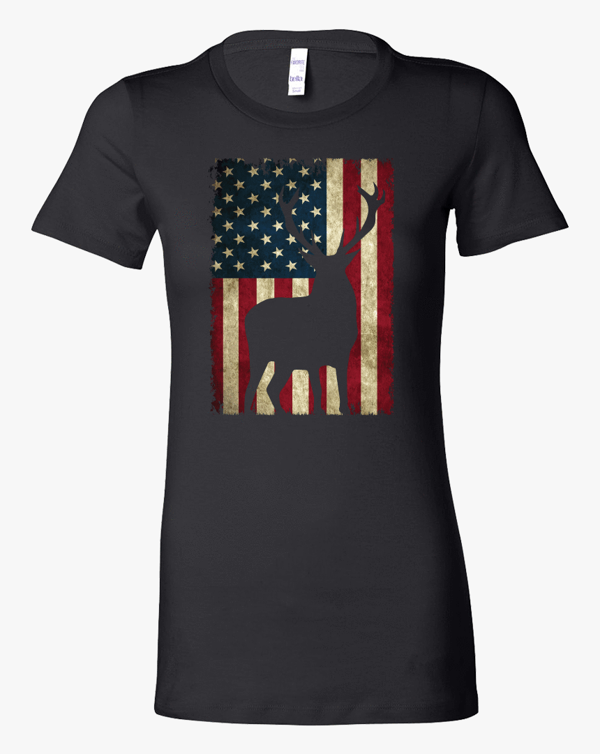 Usa Deer Silhouette - Naruto T Shirt Itachi, HD Png Download, Free Download