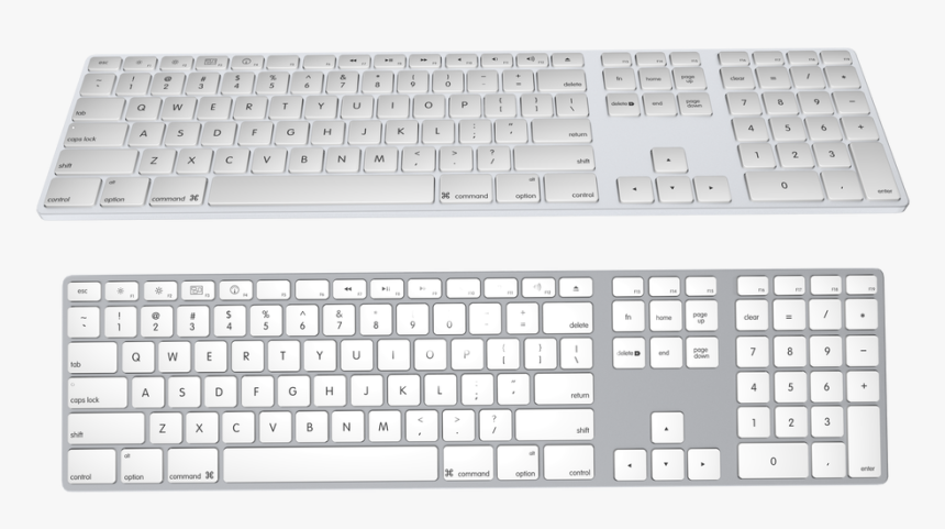 Este Fotos Es Teclado De Computadora Sobre Computadora, - Keyboard Mac Vector, HD Png Download, Free Download