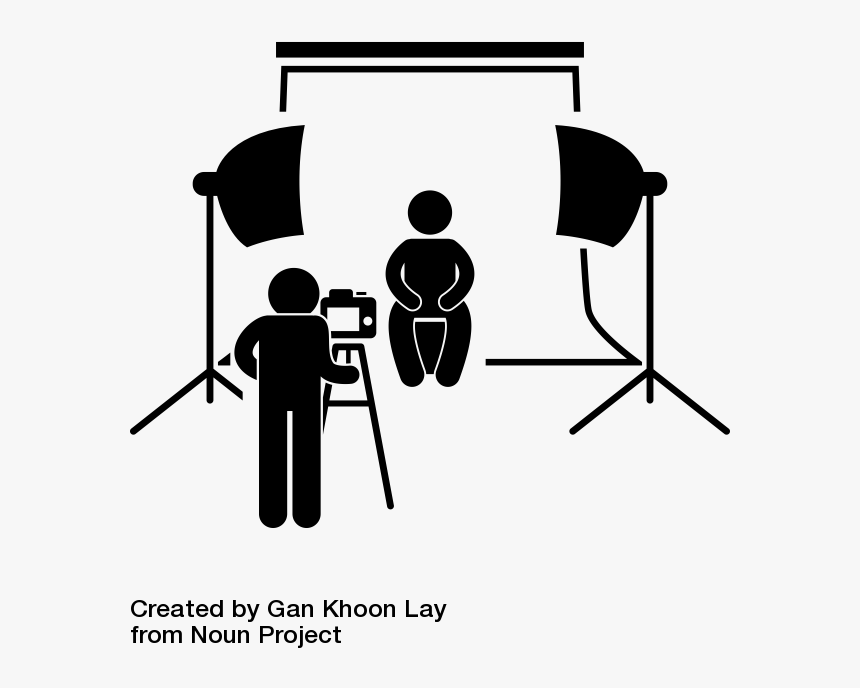 Students Who Didn"t Have Their Picture Taken Before - Photography Studio Icon Png, Transparent Png, Free Download