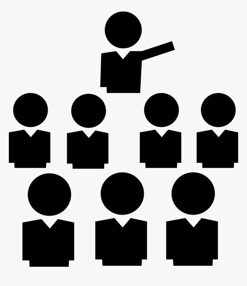 Student In Front Of Class Png - Group Learning Icon, Transparent Png, Free Download