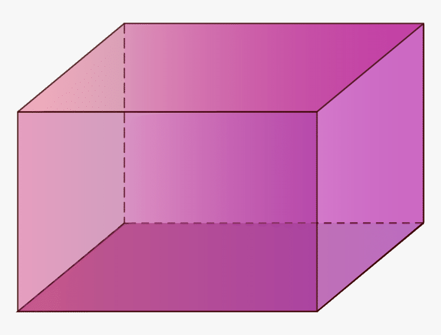 Faces Edges And Vertices - Rectangular Prism Solid Figure, HD Png Download, Free Download