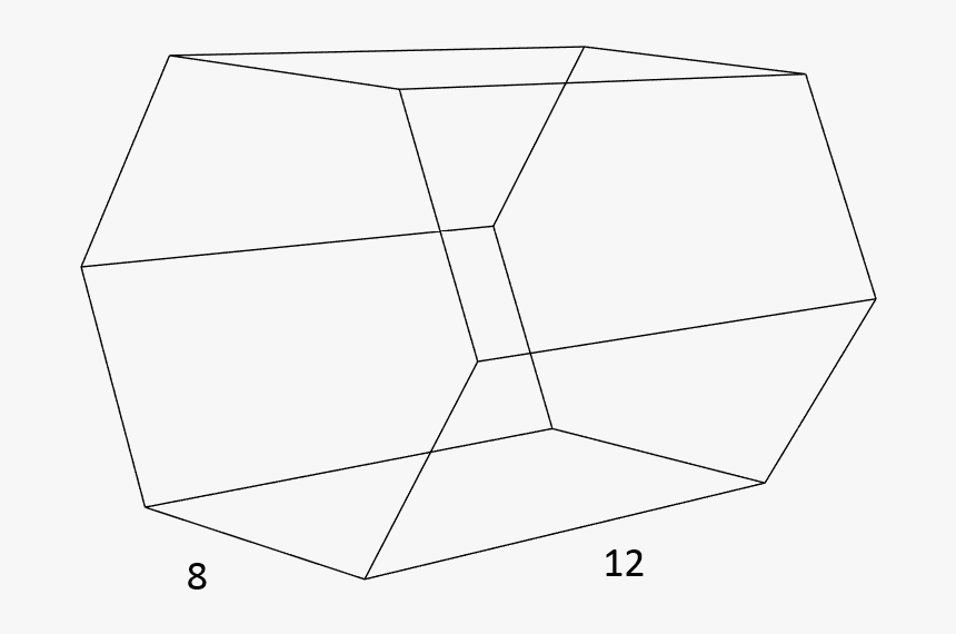 13 - Diagram Of Hexagonal Prism, HD Png Download, Free Download