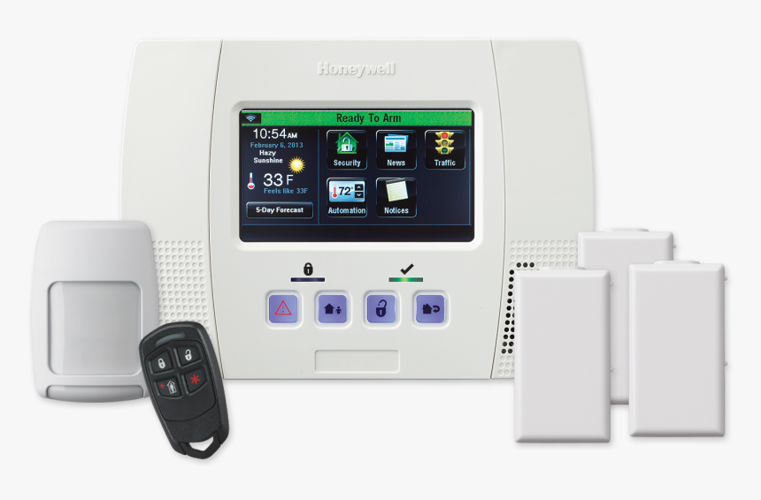 Wireless Security System Png Transparent Image - Honeywell Lynx L5200, Png Download, Free Download