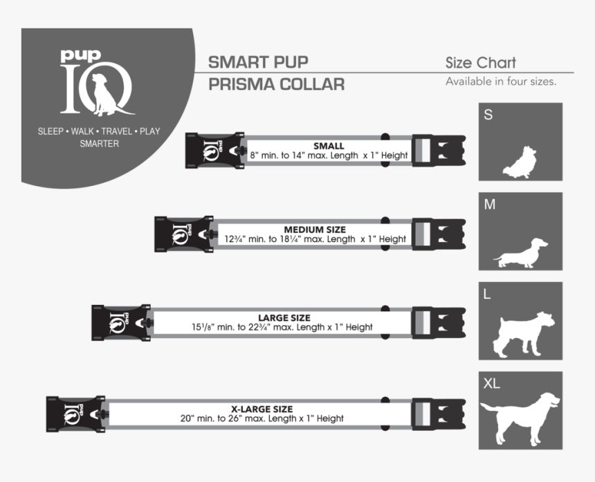 Pupiq - Prismacollar - Specsheet2-01 - Non-sporting Group, HD Png Download, Free Download