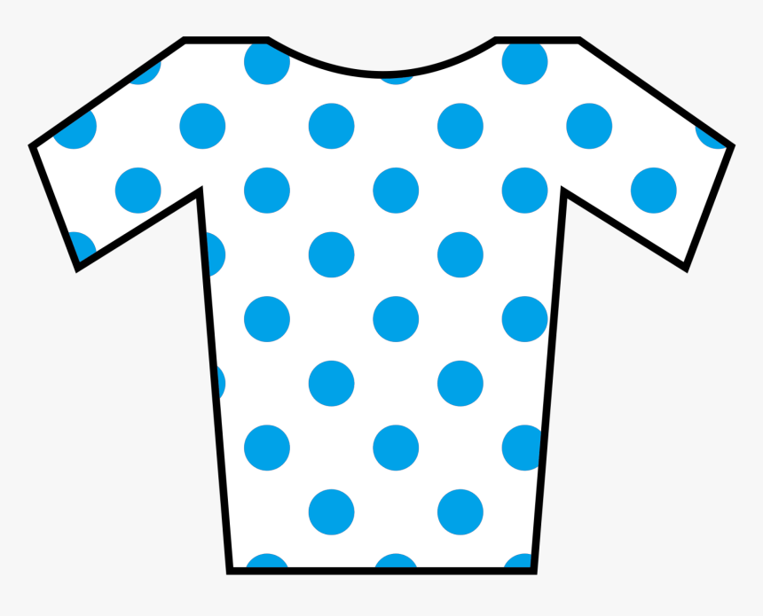 Jersey Blue Dot - Tour De France Jersey Colours, HD Png Download, Free Download