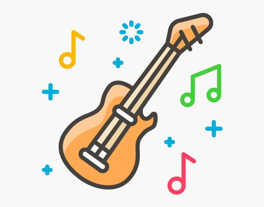 Guitar Emoji Icon - Icon, HD Png Download, Free Download