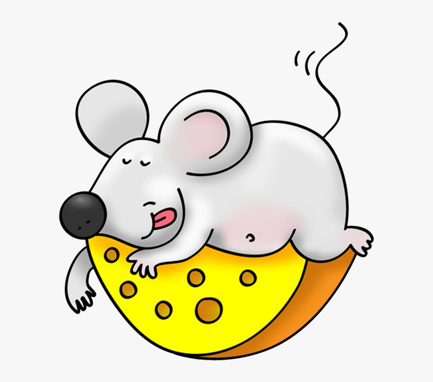 Animation, Draw, Mouse, Cheese, Sleep - Cartoon, HD Png Download, Free Download